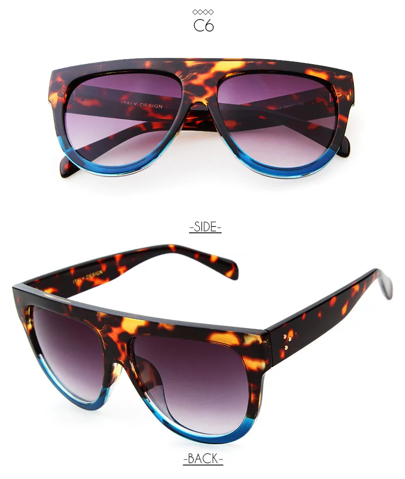 WHO CUTIE, негабаритные солнцезащитные очки "кошачий глаз" для женщин, фирменный дизайн, Ким Кардашьян, Винтажные Солнцезащитные очки с плоским верхом, тени, оттенки OM369