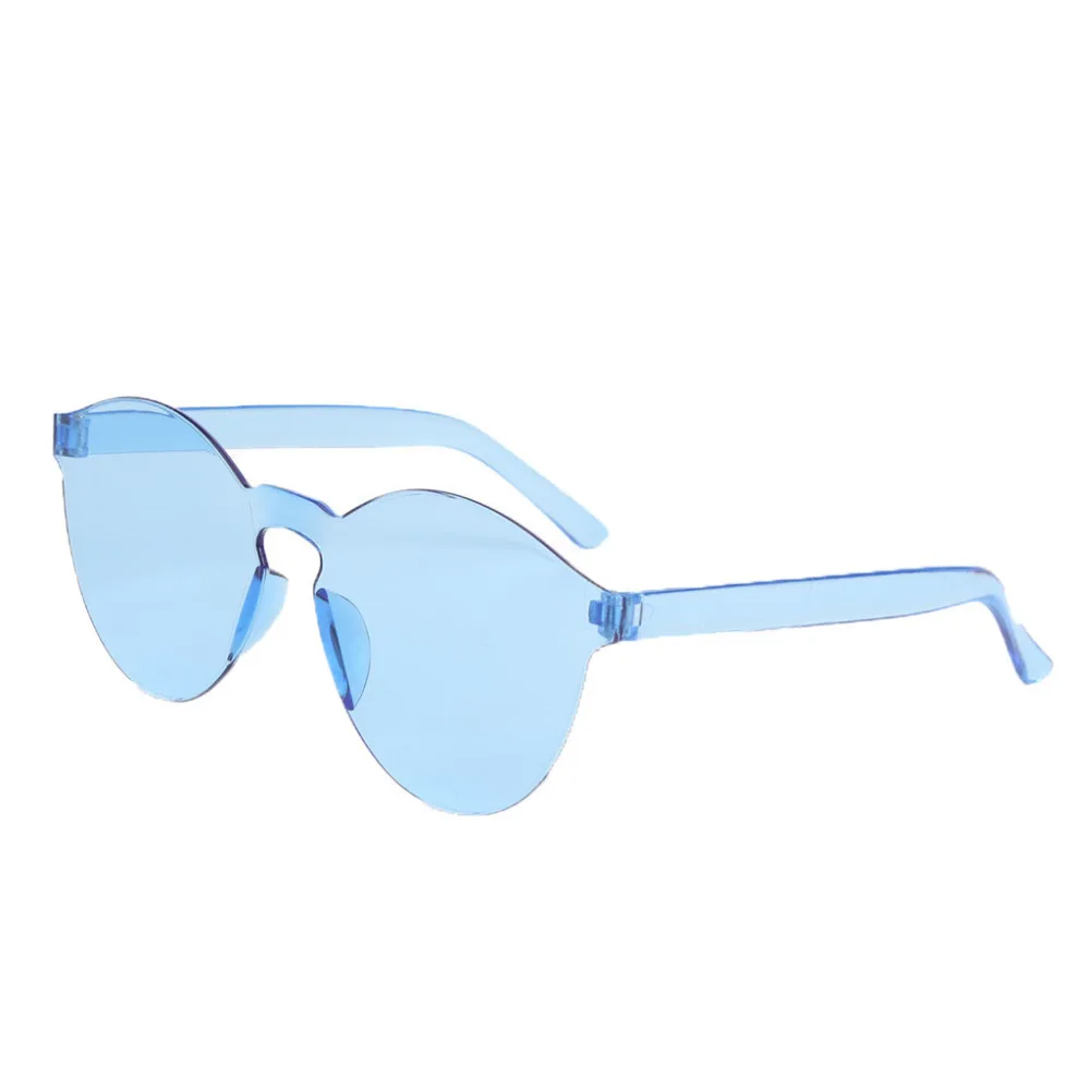 2019 man and woman Candy-colored frameless transparent cycling glasses photochromic beach sport couple sunglasses 40M27 (5)