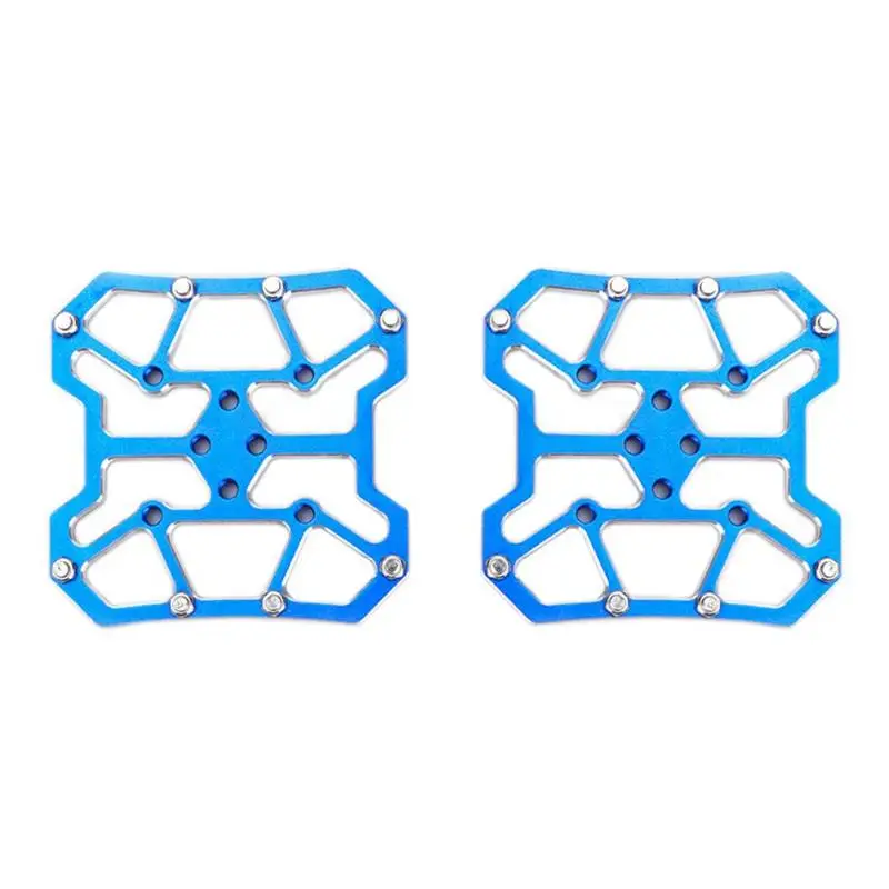 Педаль горного велосипеда фиксаторы аксессуары из алюминиевого сплава бутсы обмен на велосипед самоблокирующаяся педаль оборудование для верховой езды на открытом воздухе - Цвет: Blue