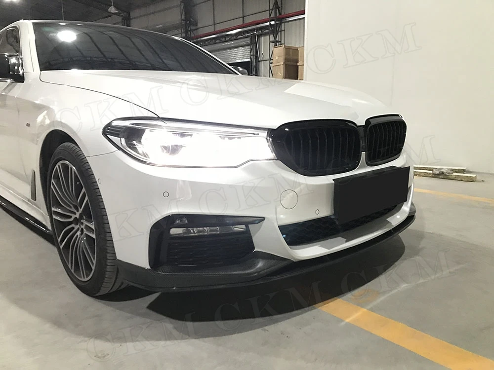 Фартуки из углеродного волокна для губ для BMW 5 серии G30 G31 520i 530i 540i M Sport- FRP бамперные трости декоративная защита