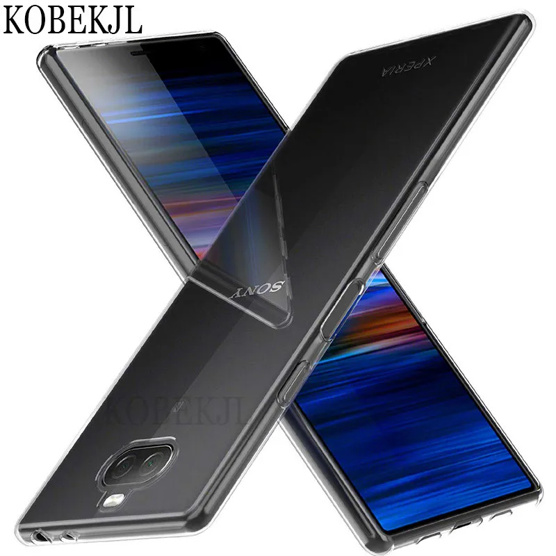

For Sony Xperia 10 Plus Case Soft Silicone Clear Back Cover Phone Case For Sony 10 Plus 10Plus I3213 I4213 I4293 I3223 Cover 6.5