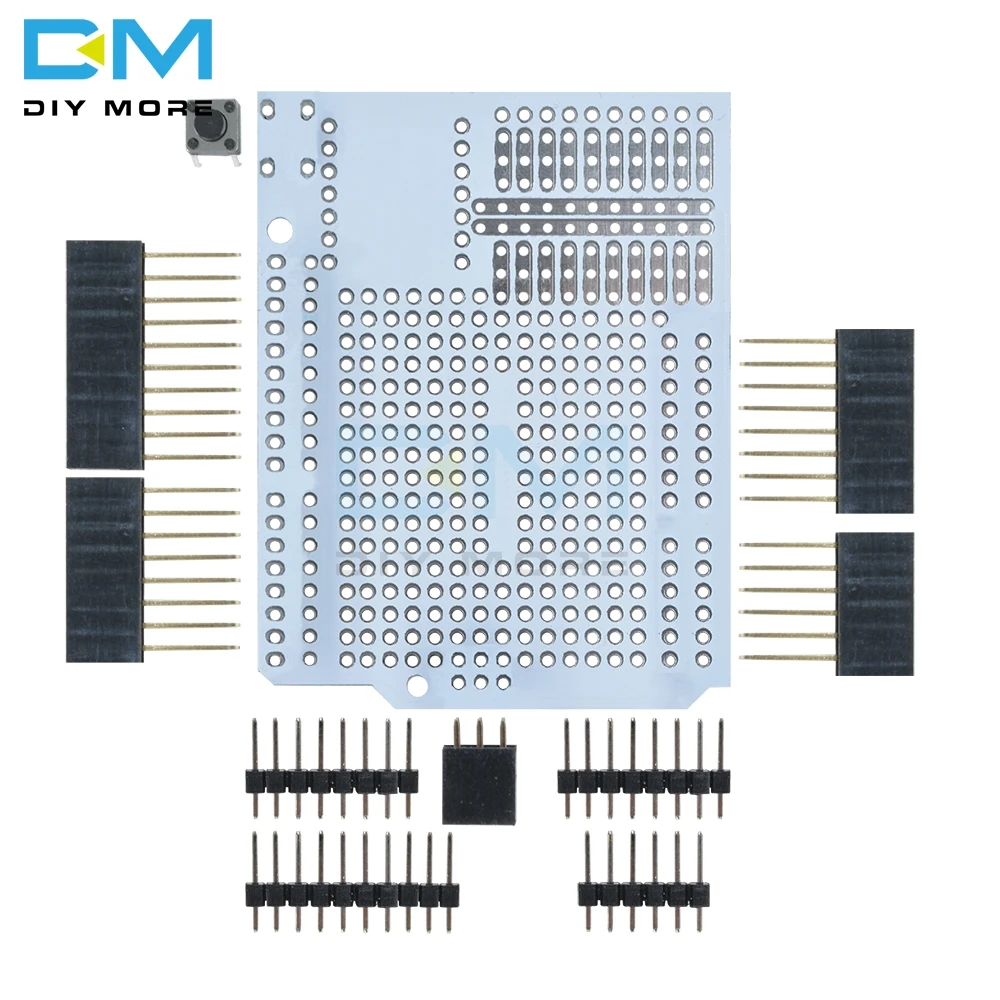 Прототип платы расширения для Arduino UNO R3 макетная плата модуль PRGMR сброс DIY комплект