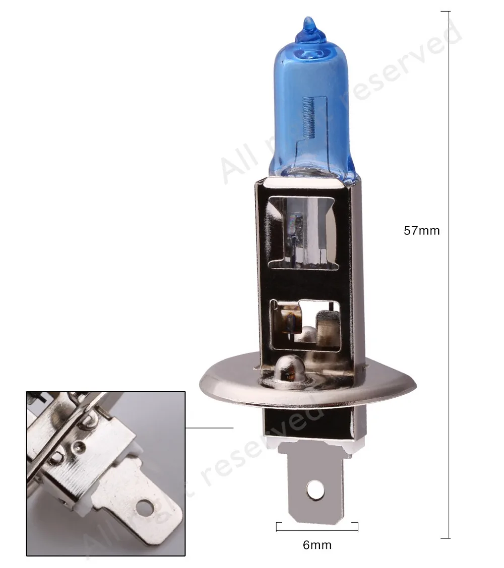 H1 H3 H4 H7 H8 H9 H11 9005 HB3 9006 HB4 галогенные лампы 55W 12V суперяркие белые Автомобильные фары 6000K для автомобильных фар