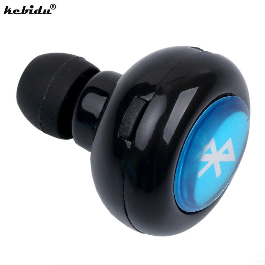 kebidu Super Mini Wireless Handfree Bluetooth Earphone Mono Ear Hook Headset with Microphone for