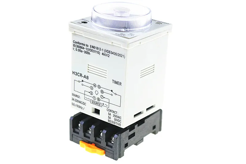 8 контактный таймер переменного/постоянного тока 24 240В переменного тока/24