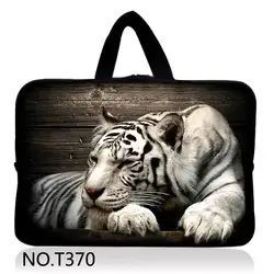 Белый тигр Laptop Sleeve сумка чехол для MacBook Pro Air 11 12 13 14 15 17 ноутбук защитную рукав 11.6 13.3 15.4 пакета(ов)