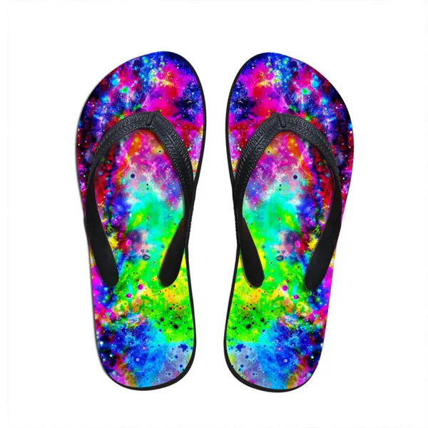 C0166AB Twoheartsgirl Galaxy Star Cool Для мужчин летняя детская одежда брендовые шлепанцы мягкие Удобная одежда устойчив к шлепанцы s Одежда высшего качества шлёпанцы для женщин - Цвет: C0166AB