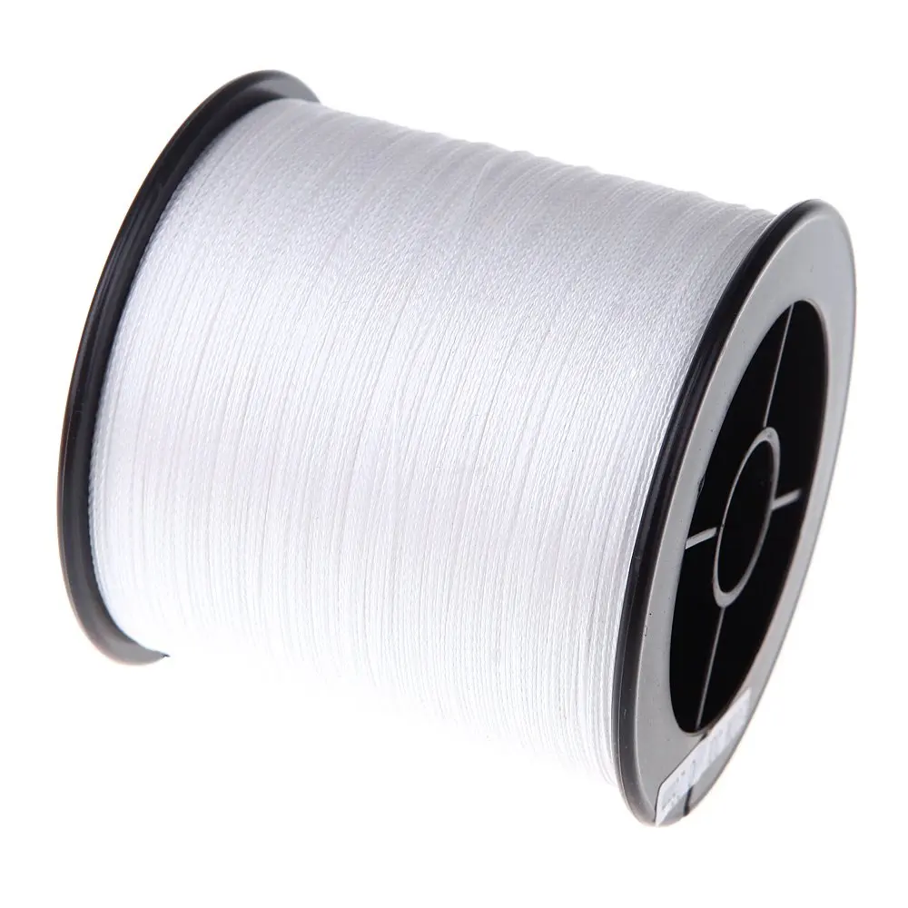 500 M 30 LB 0.26mm fishing line strength PE Braided 4 Strands whitein