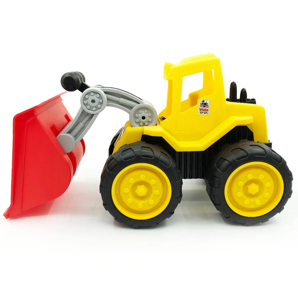 

Excavator Toy 35cm Inertial Car Engineering Vehicle Large Size Friction Powered Alloy Plastic Modle Car Taxiing Toy Gift for Boy