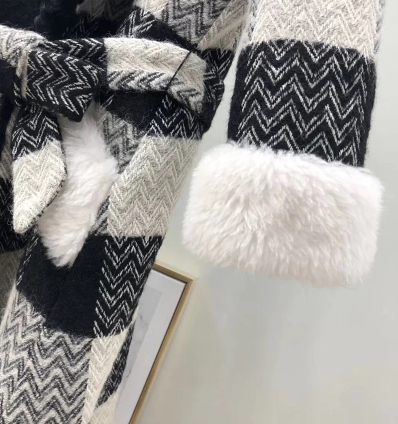 2018 Parka Réel black Coréenne De Manteau Taille Lingerie Fourrure Vestes Plus Outwear La Hiver Vêtements Mouton Femmes Red YprYqHR