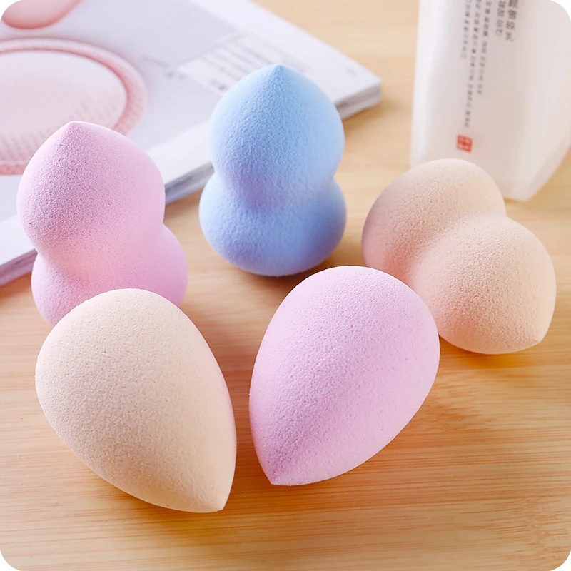 5Pcs Makeup Sponge Professional Cosmetic Puff Set For Foundation Concealer Cream Make Up Blender Soft Water Sponge Wholesale