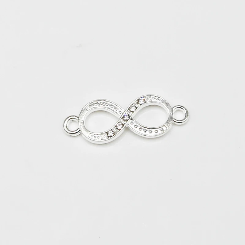 6 шт. Digitale 8 Zilver / Goud Infinity Symbolen Metalen Charm коннектор аксессуары voor Vrouwen Mannen повязка на