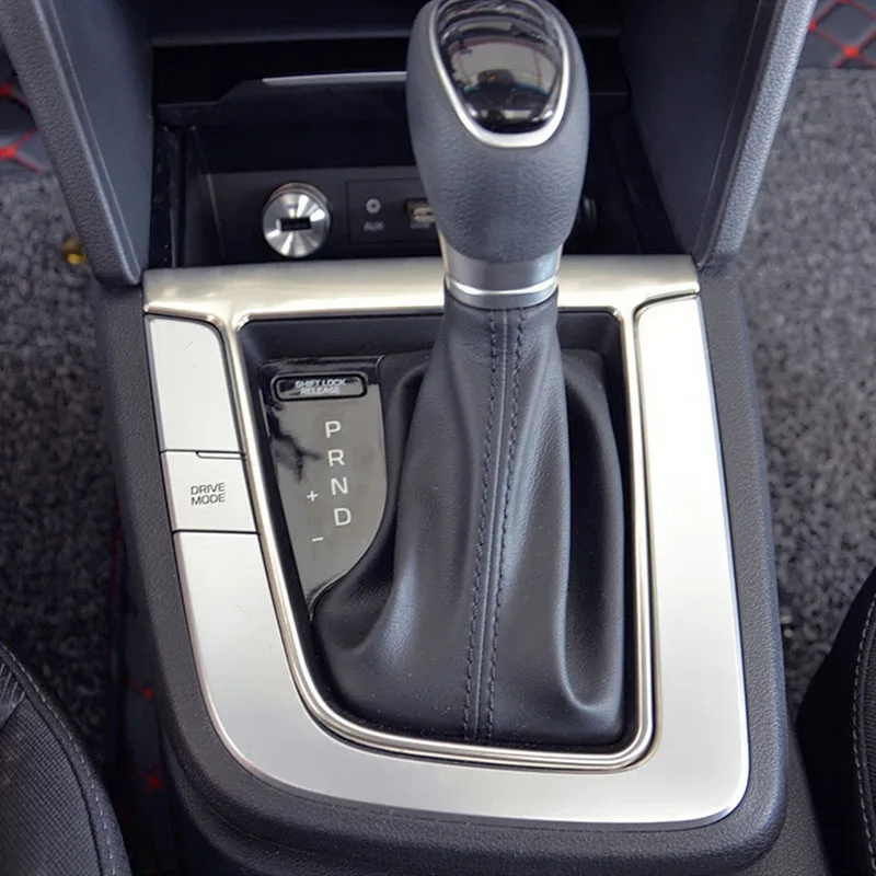Us 7 81 15 Off For Hyundai Elantra Avante 2016 17 Interior Gear Shift Box Panel Frame Cover Trim Matte In Interior Mouldings From Automobiles
