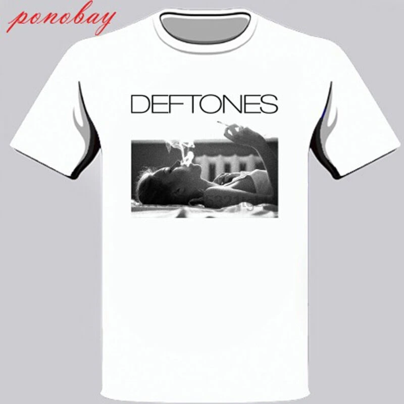 

New Deftones Exhale Rock Band Men's White T-Shirt Size S M L XL 2XL 3XL