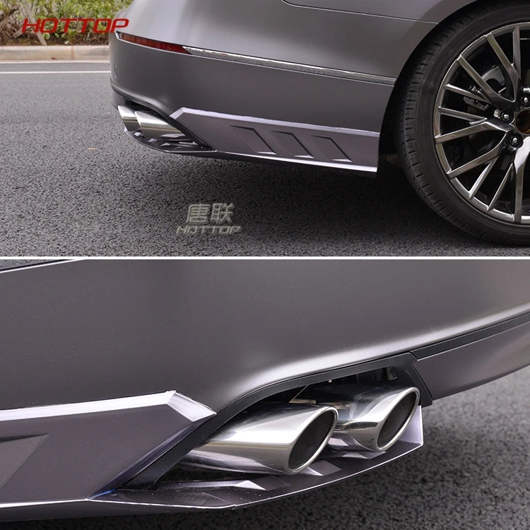 Universal Twin Double Dual Chorme CURVED Exhaust Tailpipe Tail Pipe for Honda Accord 10th 2018 2019 Stainless Steel | Автомобили и