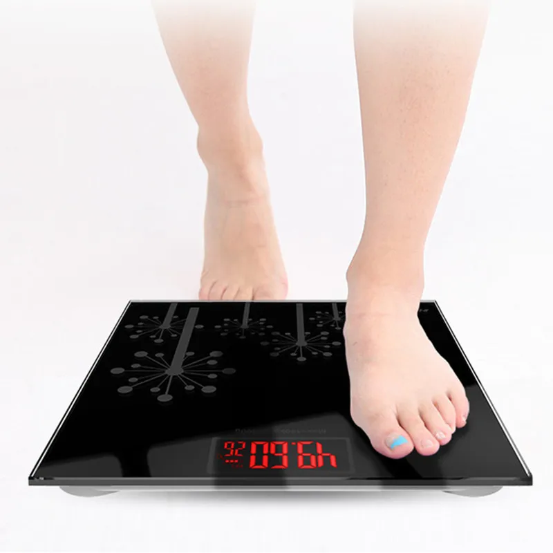Home LCD display 180KG/ 0.1KG weighing scale gym floor scales USB