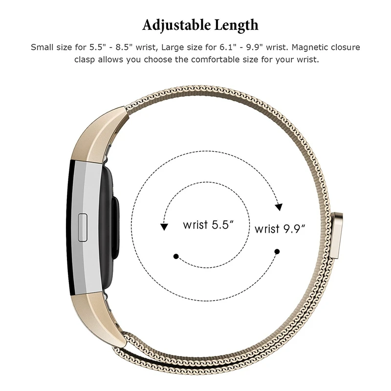 Stainless-Steel-Magnetic-Milanese-Loop-Band-for-Fitbit-Charge-2-Replacement-Quick-Release-Wristband-Strap-for (2)