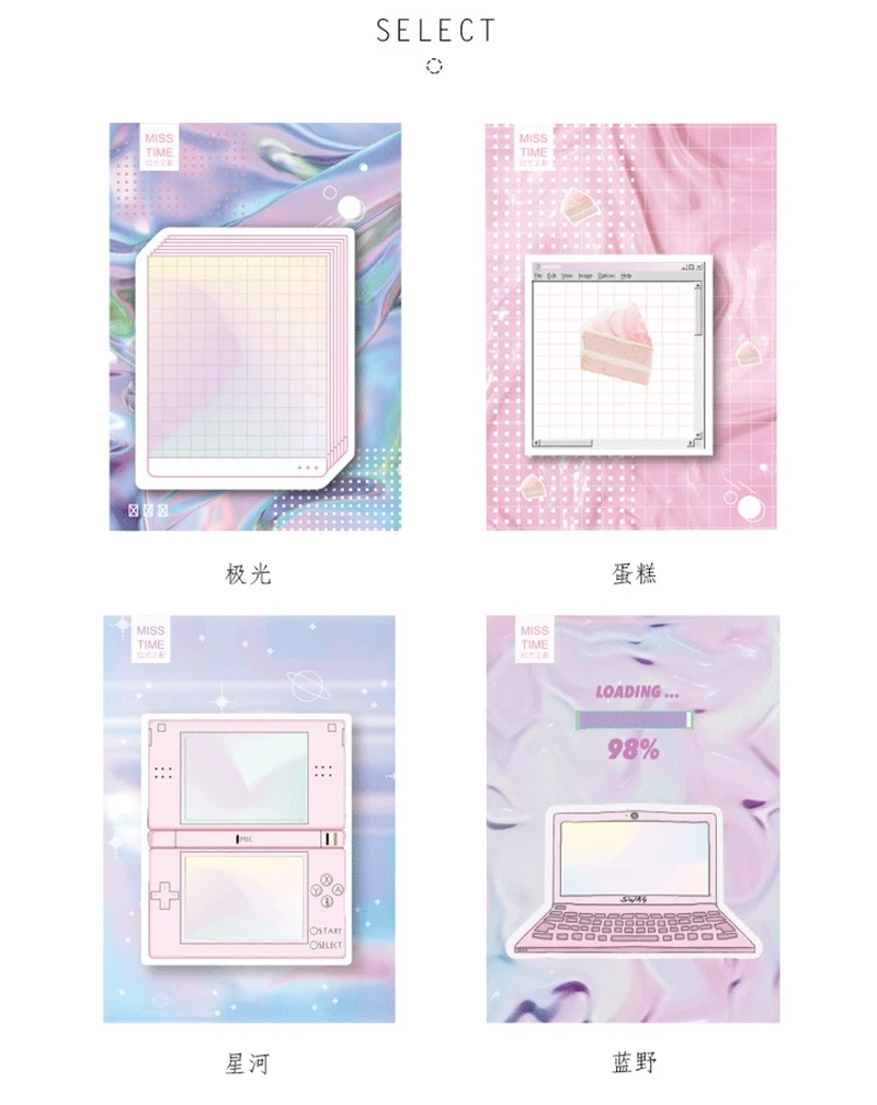 Kawaii ins Стильный блокнот для заметок для девочек розовый ежедневный блокнот для заметок портативный блокнот милые канцелярские принадлежности
