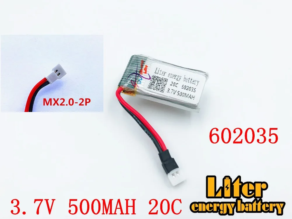 602035 3,7 V 500mAh Lipo батарея для Hubsan h107d MJXRC F47 Difeida DFD F180 FY310B m62R 3,7 V 500 mah Lipo батарея+ USB зарядное устройство