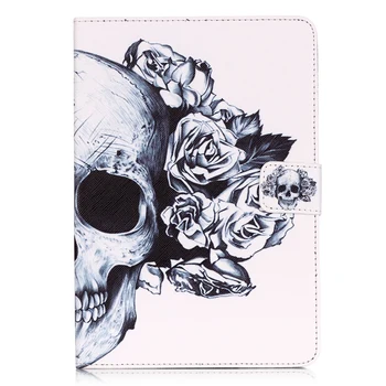 

Skull Pattern PU and PC Material Support Protective Cover Case for iPad Air 1