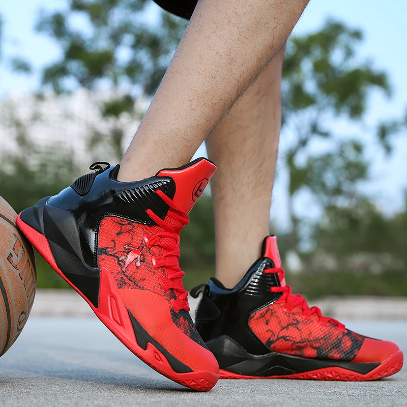 Jordan/баскетбольные кроссовки; мужские кроссовки Jordan; zapatillas hombre; высокие ботинки для тренировок в тренажерном зале; ботильоны; уличные мужские кроссовки - Цвет: Red