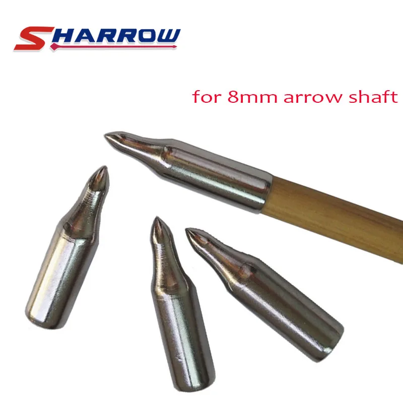 

Sharrow 30 Pieces Archery Target Broadhead in Hunting Archery Arrowhead For 8mm Arrow Shaft Hunting Shooting Accessory