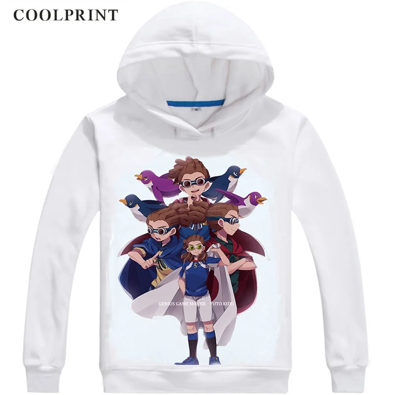 Мужские толстовки Coolprint Kidou Yuuto с капюшоном толстовка Inazuma Raimon Eleven Legend японская