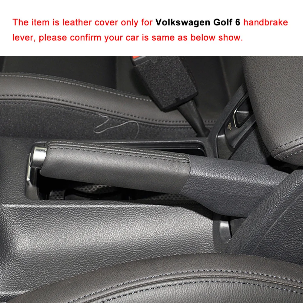 Автомобильные чехлы ручника PONSNY чехол для Volkswagen VW Golf 6 JETTA ручки из натуральной
