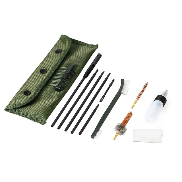 12PCS Outdoor Cleaning Set Shooting Gear Cleaning Kit Set Portable