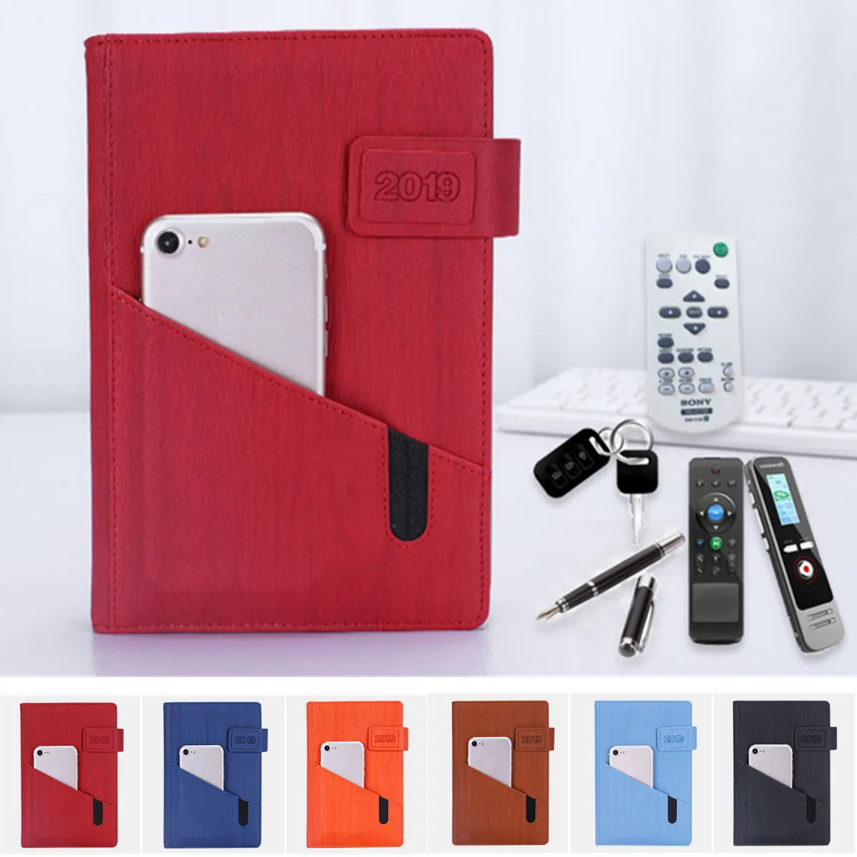 

2019 A5 Planner Diary Scheduler School Study Notebook Diary Weekly Planner Notebook School Office Supplies for Phone