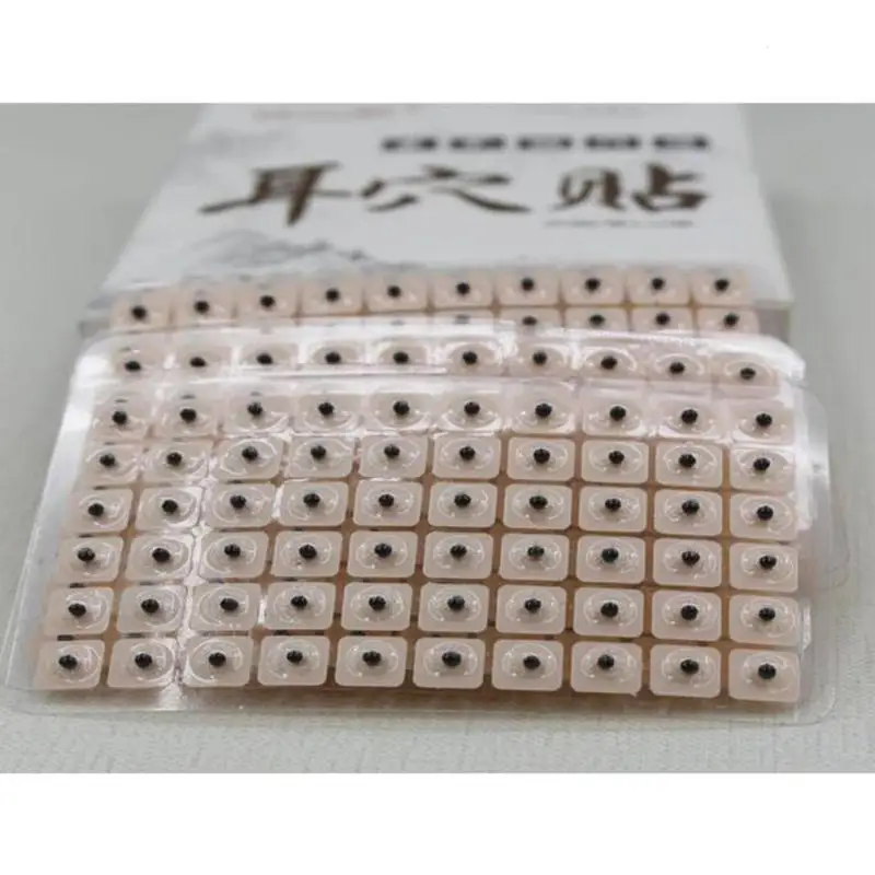 600pcs Ear Acupuncture Needle Patch Set Vaccaria Seeds Magnetic Therapy Ear Acupuncture Point Massage L3 600pcs Ear Acupuncture Needle Patch Set Vaccaria Seeds Magnetic Therapy Ear Acupuncture Point Massage L3
