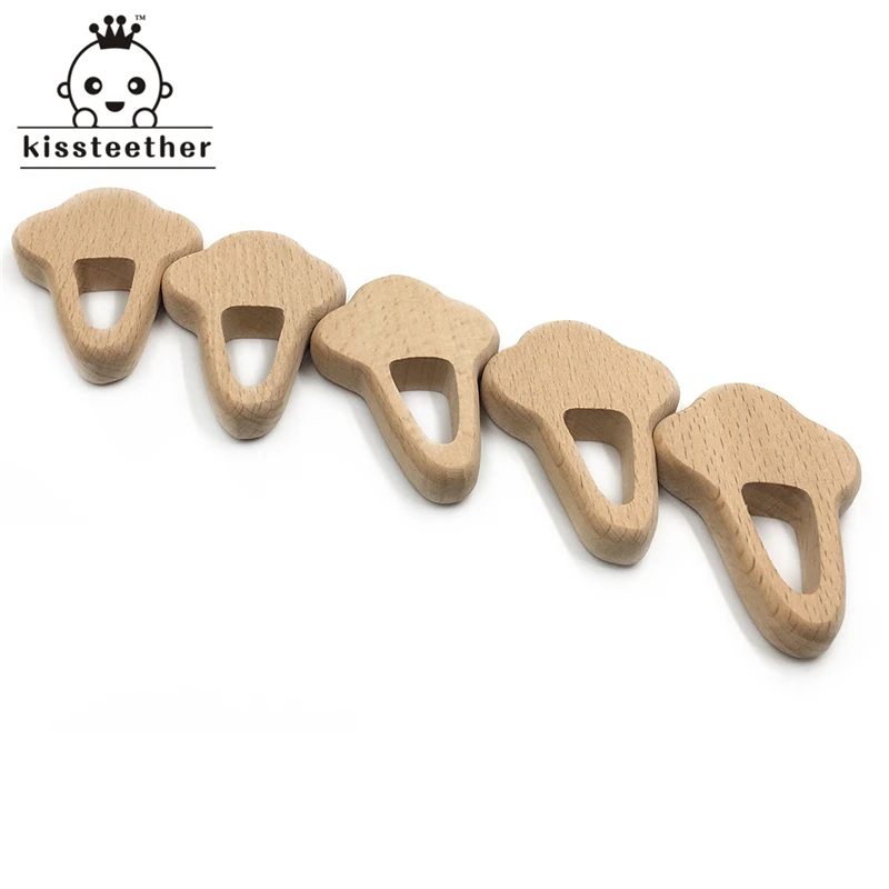 Деревянная подвеска для мороженого из бука|baby teether|baby teether woodteether baby |
