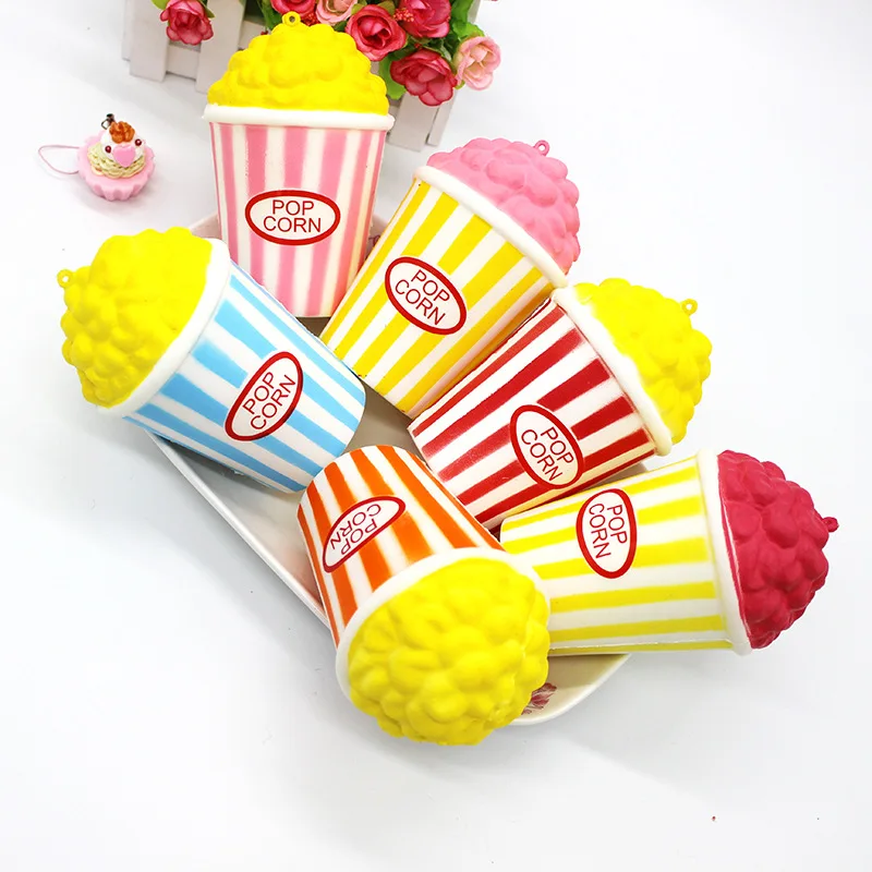 

CHENG WANG Squishy Slow Rising Food Colorful Popcorn Squeezing Soft To The Touch Venting Emotions Feel Free To Pinch Squishy Toy