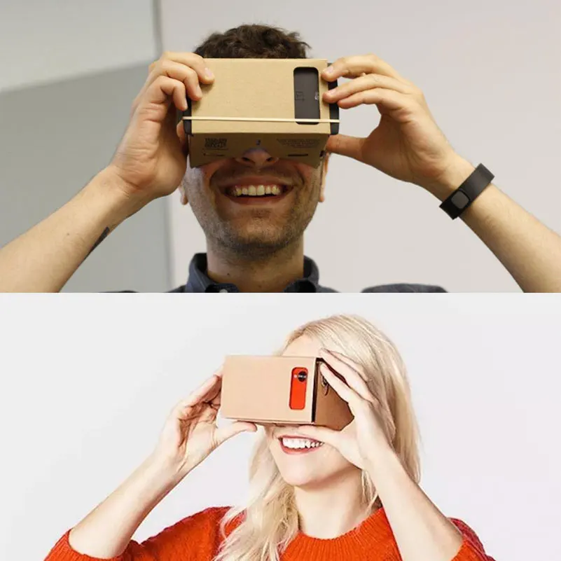 3D очки VR Cardboard для Xiaomi Android DIY Box iPhone 5 6 7 смартфонов очки|3D виртуальной реальности| |