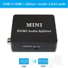 1080P Hdmi Extractor Splitter Hdmi Digital To Analog 3.5Mm Optical coxail Out Audio Hdmi2Hdmi No need to install driver ► Photo 1/6
