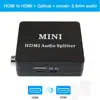 Hdmi audio extractor HDMI to HDMI and Optical TOSLINK SPDIF + 3.5mm Stereo Audio Extractor Converter HDMI Audio Splitter Adapter ► Photo 2/6