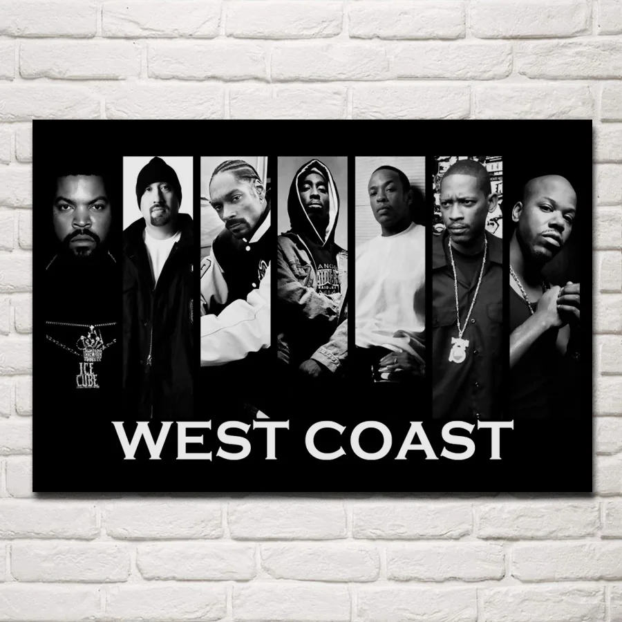 Gangsta rap rapper hip hop mus musian band настенные постеры Image home гостиная украшение для спальни
