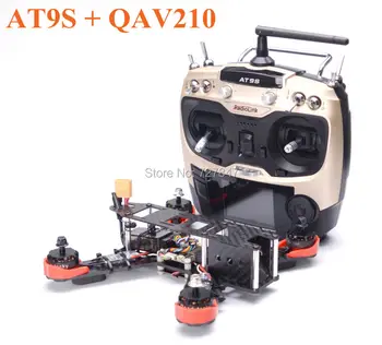 

Ready to Fly QAV210 210mm RS2205 Motor F3 Deluxe Flight Control Littlebee 30A-s 30a ESC BLHeli-s Firmware Radiolink AT9S