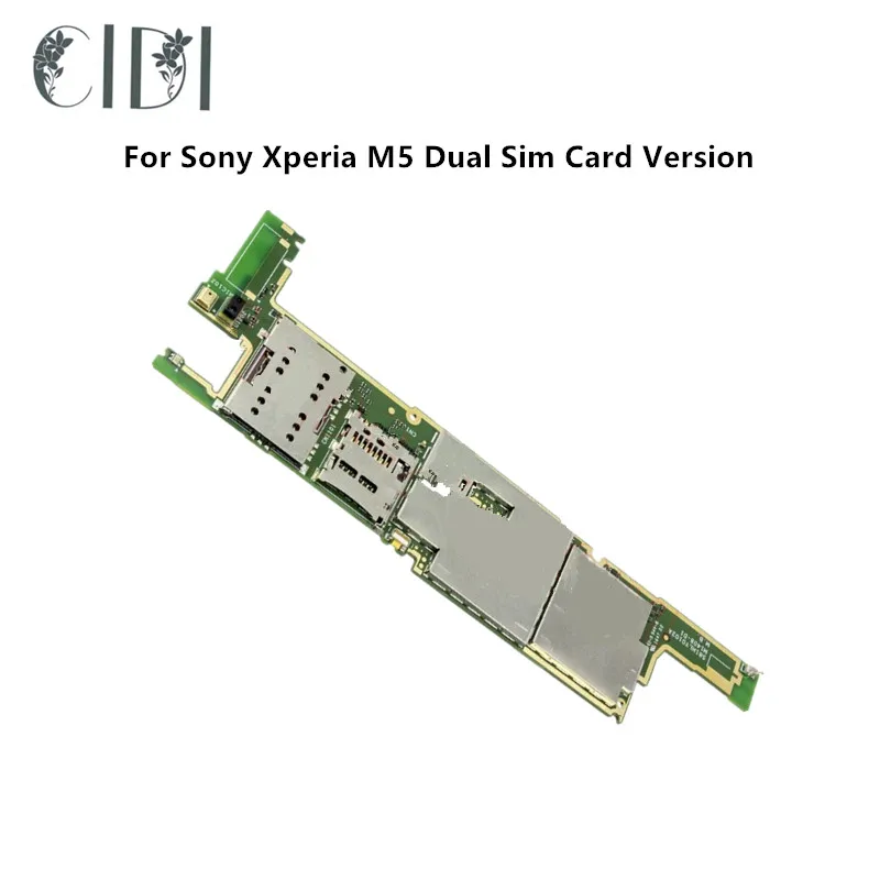 CIDI полностью рабочий разблокированный для sony Xperia M5 E5603 E5606 E5633 две sim-карты материнская плата логическая плата пластина