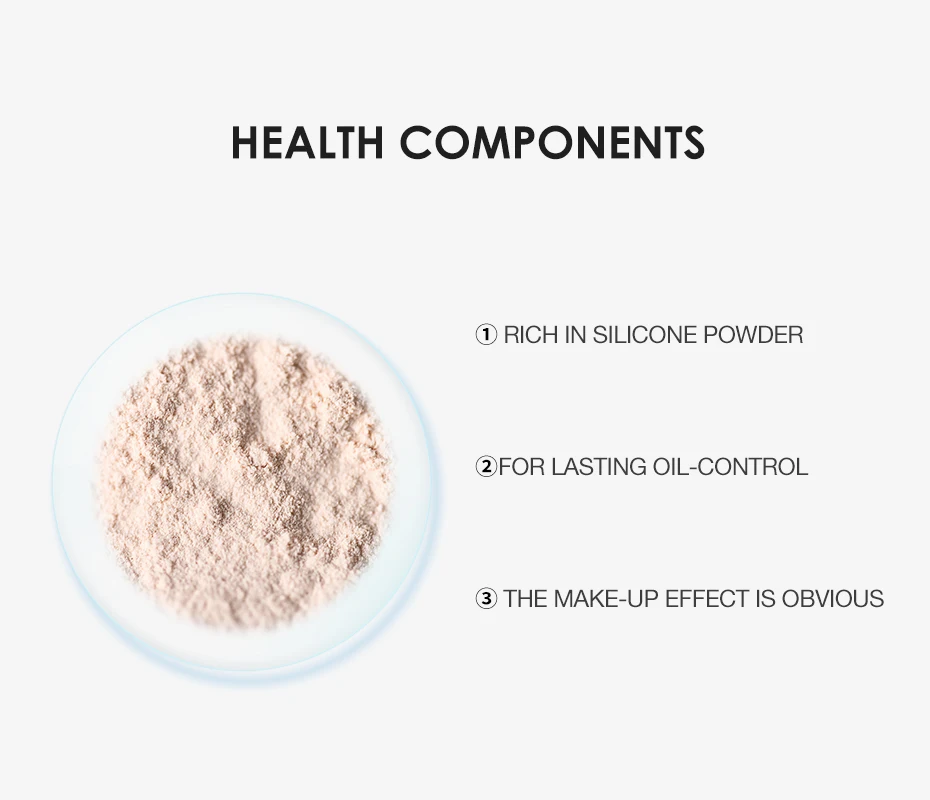 FOCALLURE рассыпчатая пудра для лица Водонепроницаемый долговечный фиксирующая пудра масла управления полный Профессиональный макияж отделка