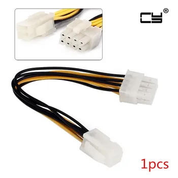 

1PCS/LOT 20cm ATX 4 Pin 4Pin to 8 pin 8Pin EPS 12V ATX Motherboard Power Supply Adapter Converter Cable