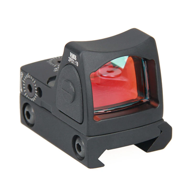 

Tactical RMR Reflex Red Dot Sight 3.25 MOA Scope for Glock Hunting Fit 20mm Pictinny Rail with On/off Button Markings Adjustable