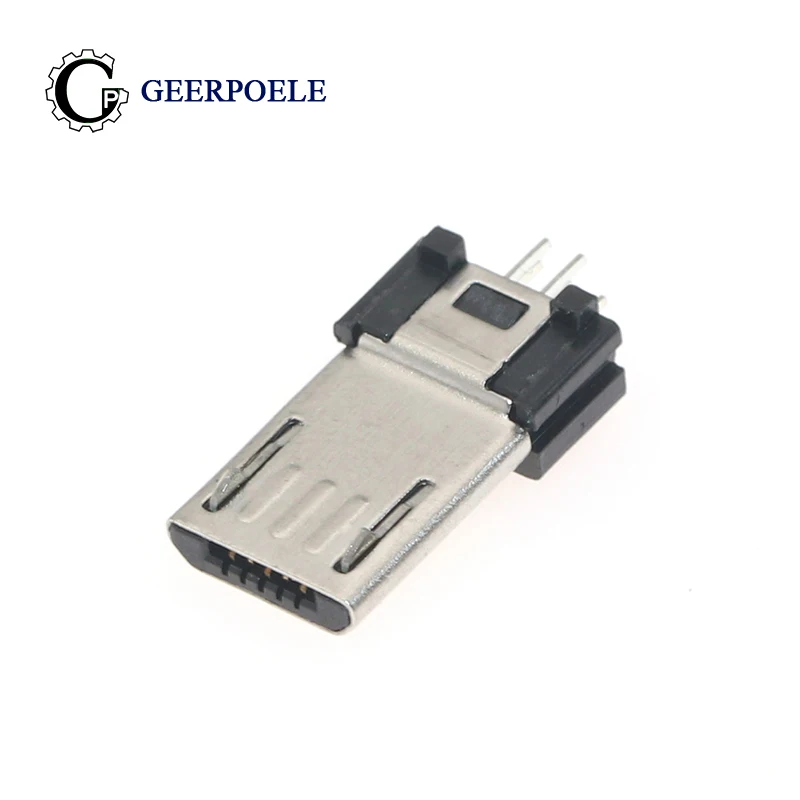 

20 pcs/lot Male 5 Pin 5V 1.5A Micro USB Connectors Female Port Jack Tail Plug Socket Electric Terminals