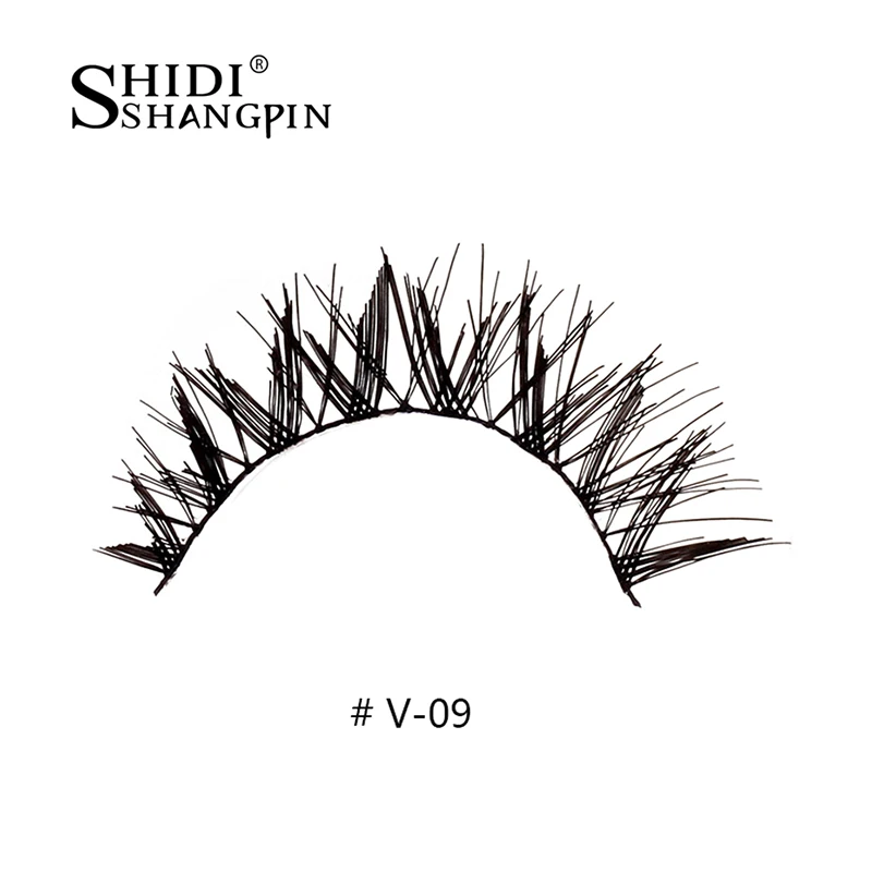 

7 Pairs lashes Wispy False Eyelashes Handmade Soft False Lashes Natural Eyelashes Long Makeup Fake Eye Lashes Winged Lashes #V09