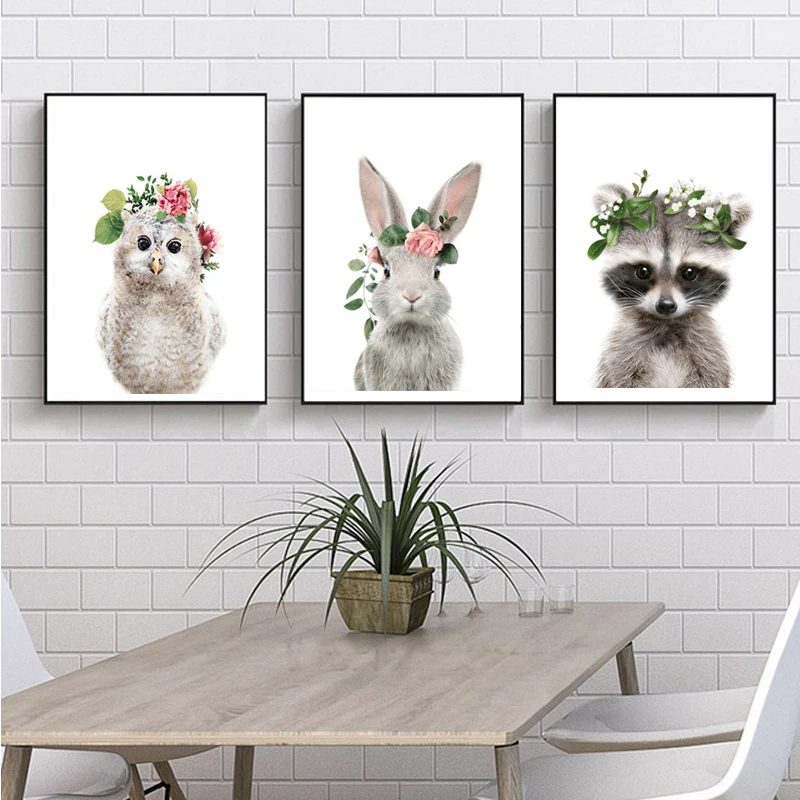 

Full Square/Round Drill 5D DIY Diamond Painting 3 piece white owl,red panda,rabbit,Embroidery Cross Stitch 5D kitchen Decor Gift