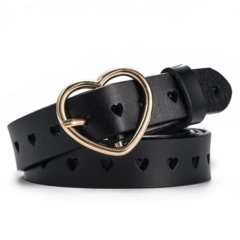 

Women Belts Fashion Design Women Love Buckle Waist Belts Leather Strap High Quality Cummerbund Waistband for Girl Dress