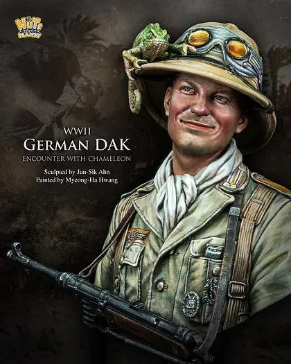 

NP B015 1/10 World War II German African Army Soldier