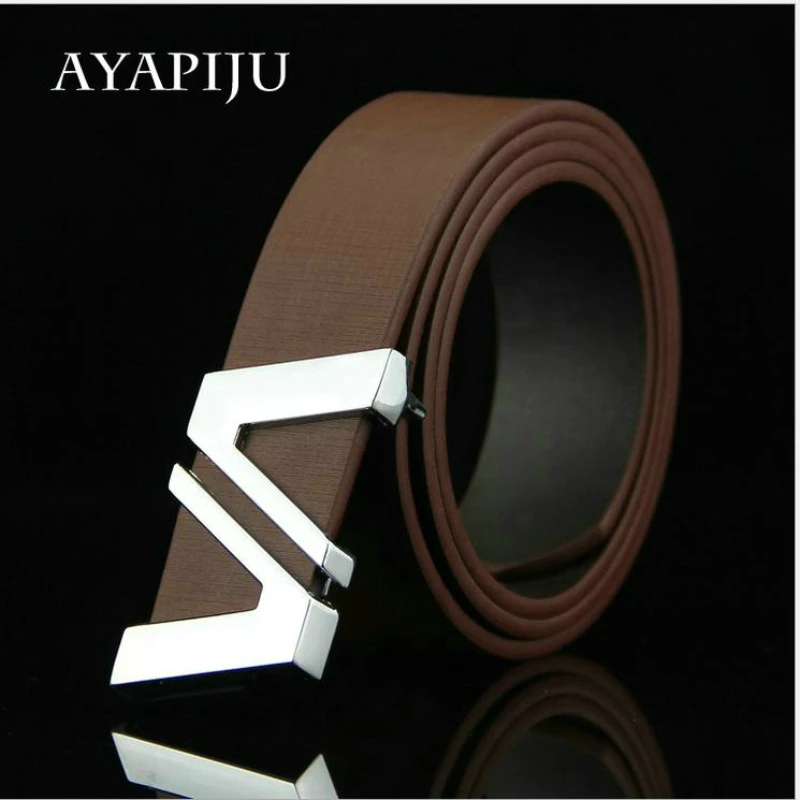 

Letter Brand Designer Belts Women Men PU Leather Metal Plate Buckle Strap 5 Colors Ceinture Homme Feragamo Dress Belt Many Style