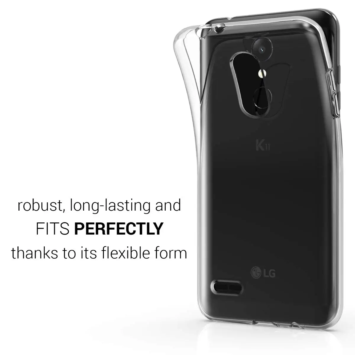 Полностью Защитный Прозрачный чехол из ТПУ для LG K8 K9 K10 K11, тонкий прозрачный силиконовый чехол для задней панели телефона LGK8 LGK9 LGK10 LGK11