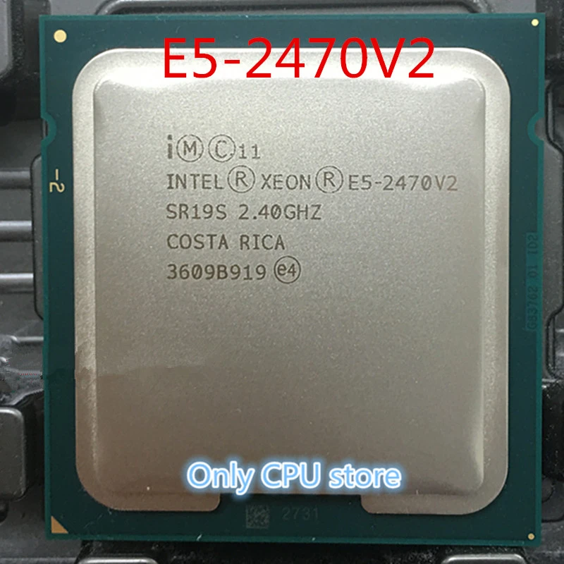 ryzen threadripper Intel Xeon E5-2470V2 CPU E5-2470 V2 2.40GHz 10-Core 25MB E5 2470V2 processor E5 2470 V2 amd cpu